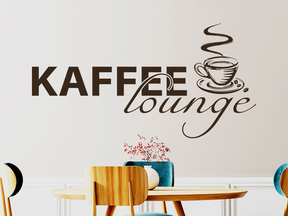 Wandtattoo Kaffee Lounge 
