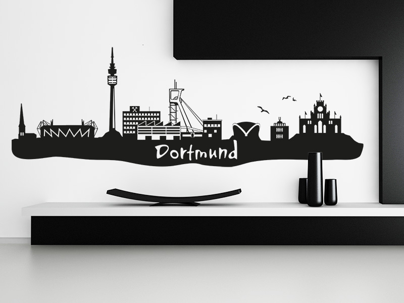 Wandtattoo Skyline Dortmund