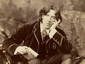 Oscar Wilde ein irischer Schriftsteller und Autor von Theaterstücken
