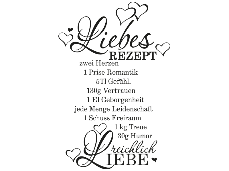 44++ Rezept fuer die liebe spruch ideas in 2021 