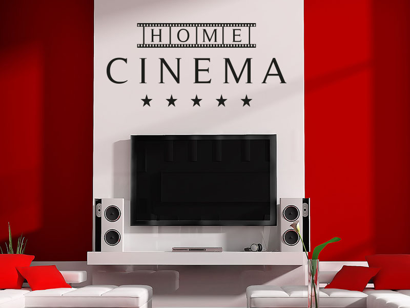 Wandtattoo Home Cinema